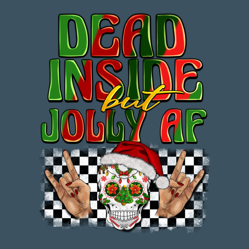 Dead Inside But Jolly Af Urban Heavy Tee by BarkalooDesign | Teevron