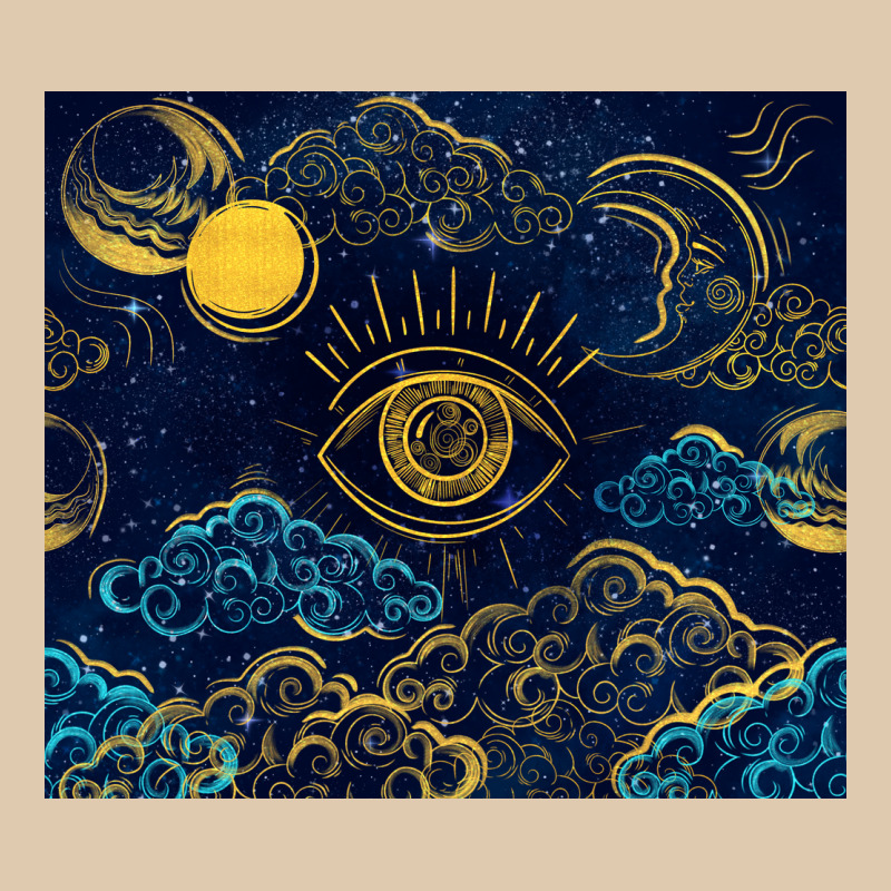 Evil Eye Moon Heavyweight Sweatshirt by TumblerDesignByShophia | Teevron