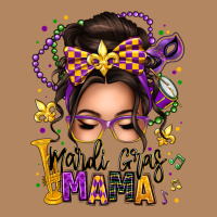 Mardi Gras Mama Messy Bun Long Sleeve Tee | Teevron