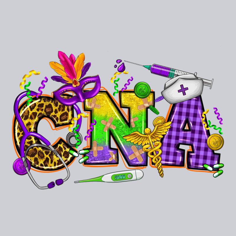 Mardi Gras Cna Nurse Heavyweight Sweatshirt by HowdyJamesFarm | Teevron