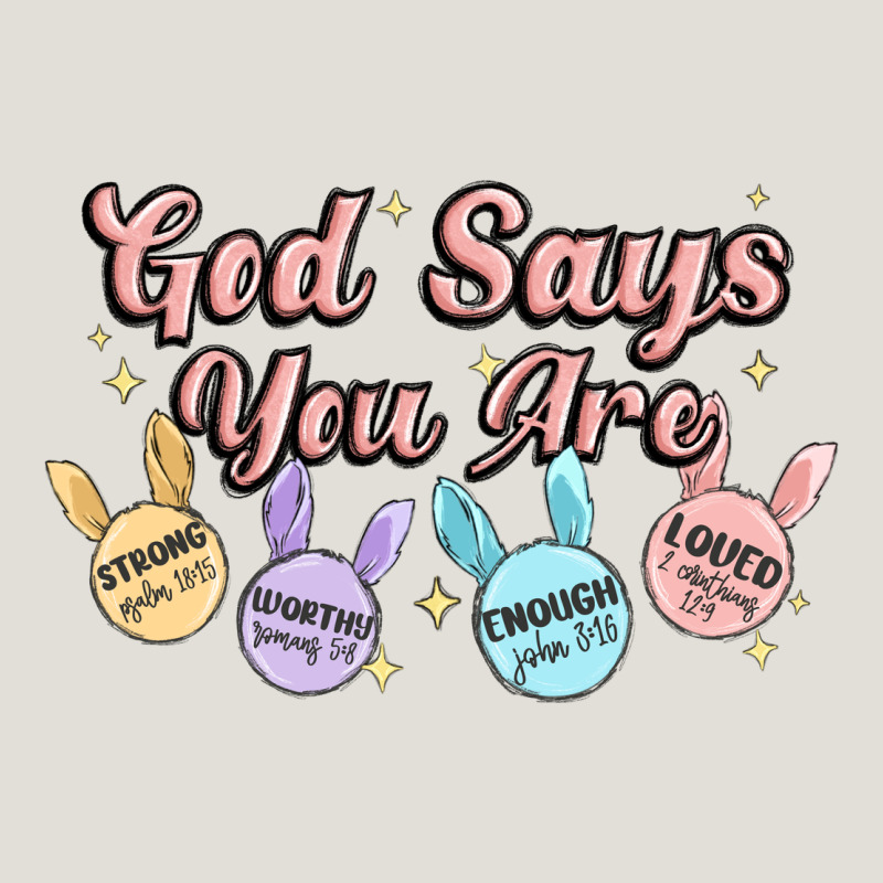 God Says You Are Easter Heavy Core Tee by MaliasSmallBusiness | Teevron