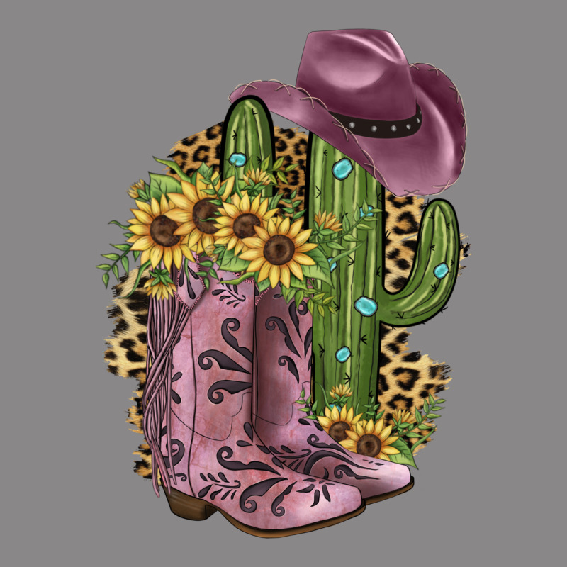 Pink Cowboy Boots Vintage Tee by JahusDesignShop | Teevron