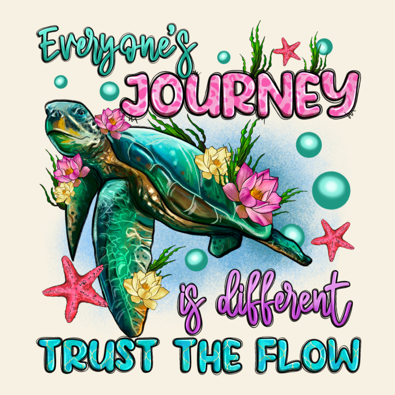 Everyone's Journey Is Different Trust The Flow Vintage Tee by Artiststas | Teevron