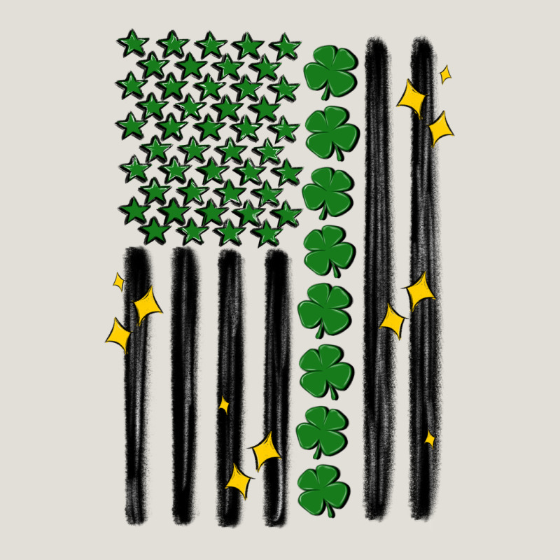 Shamrock Usa Flag Heavy Core Tee by MaliasSmallBusiness | Teevron