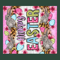 Happy Easter Bunnies Eggs 20oz Skinny Tumbler Zipper Hoodie | Teevron