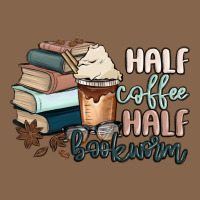 Half Coffee Half Bookworm Premium Tee | Teevron