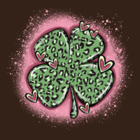 Leopard Shamrocks With Hearts Heavy Core Tee | Teevron