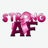 Strong Af Breast Cancer Urban Heavy Tee | Teevron