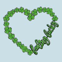 Shamrock Heart Felling Lucky Ladies Tee | Teevron