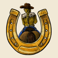 Horseshoe And Cowgirl Premium Tee | Teevron