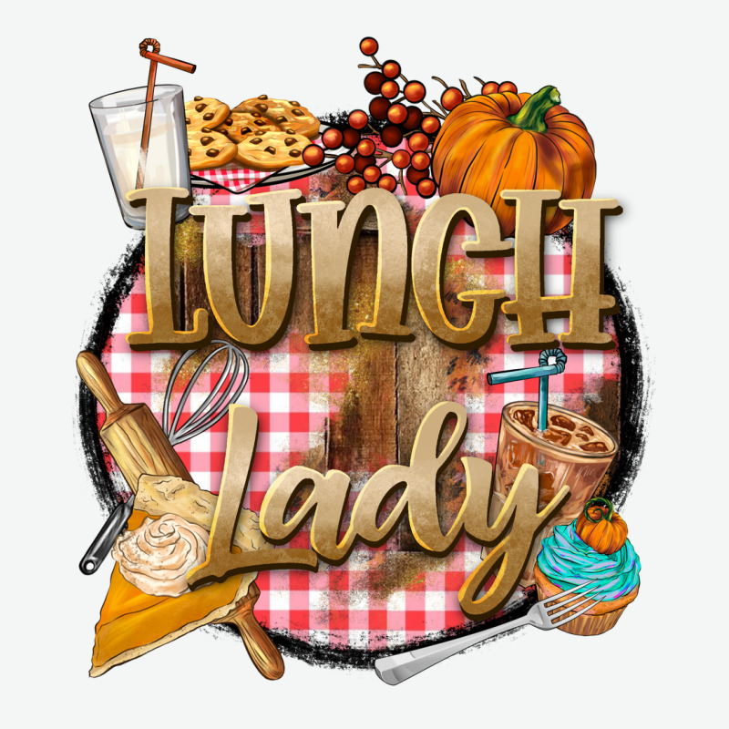 Fall  Lunch Lady Urban Heavy Tee by BarkalooDesign | Teevron