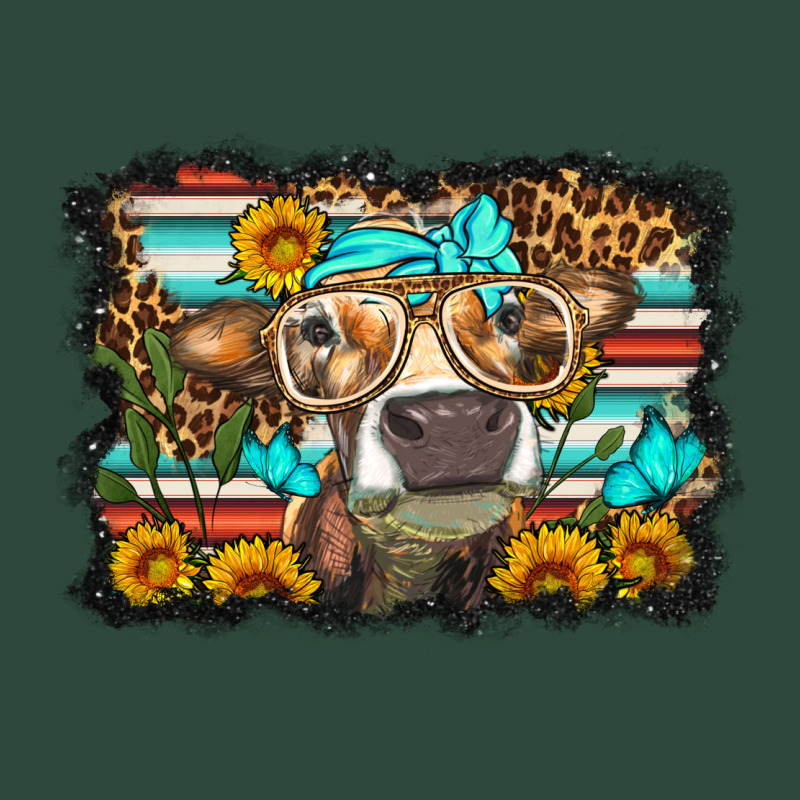 Sunflower Cow Olivia Zipper Hoodie by OliviaCreatesArt | Teevron