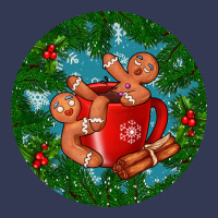 Gingerbread Men With Hot Chocolate Heavyweight Hoodie | Teevron
