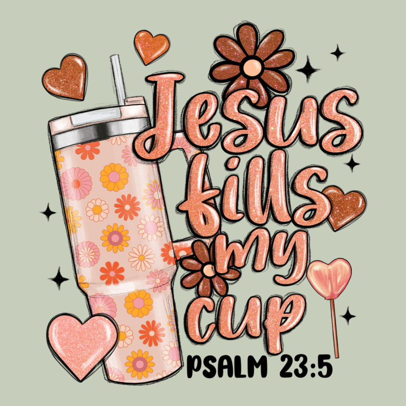 Valentine Jesus Fills My Cup Ladies Tee by MaliasSmallBusiness | Teevron