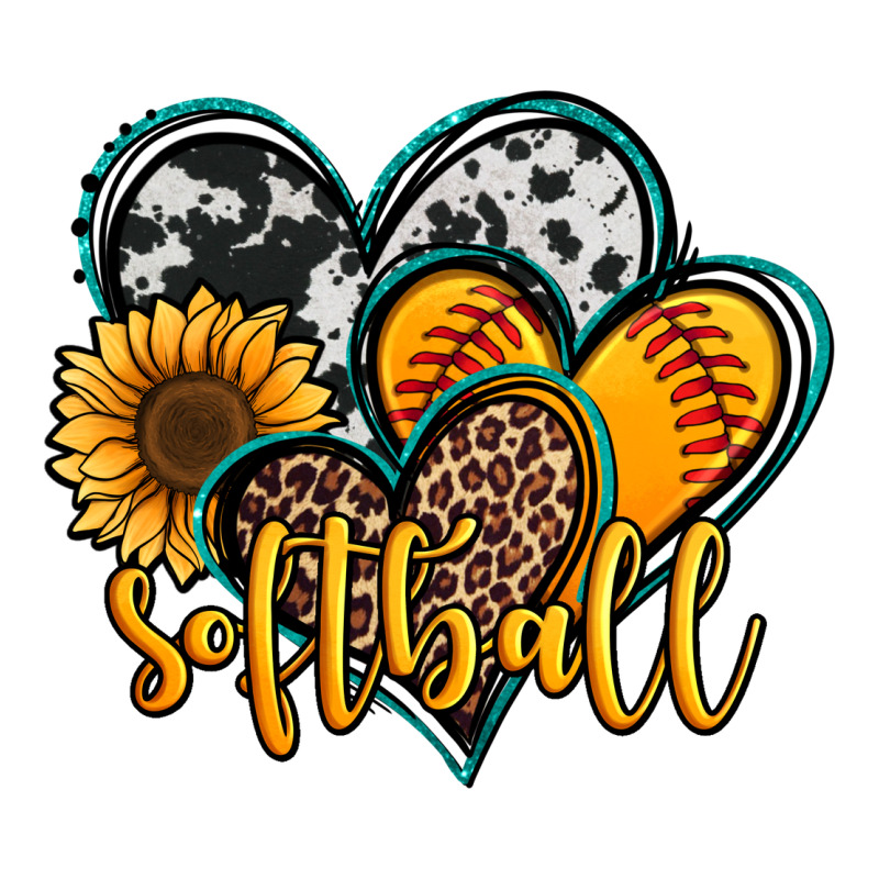 Softball Hearts Long Sleeve Tee by Jasminsmagicworld | Teevron