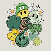 St Patricks Day Green Smile Heavy Core Tee | Teevron