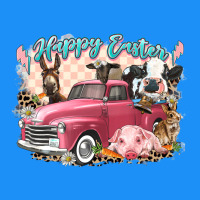 Happy Easter Truck With Easter Farm Animals Classic Tee | Teevron