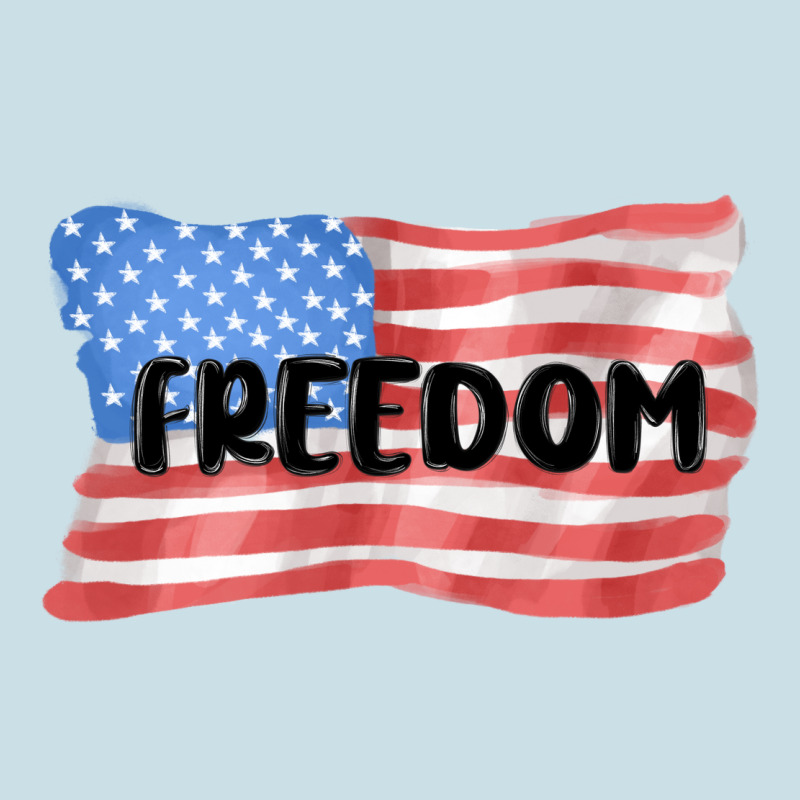 Freedom Usa Ladies Tee by MaliasSmallBusiness | Teevron