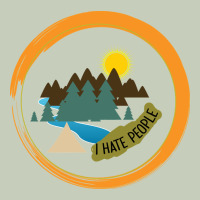 I Hate People Camping Hiking Long Sleeve Tee | Teevron