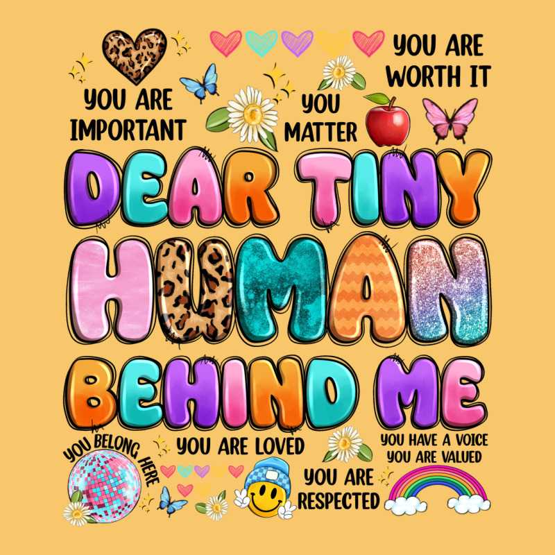 Dear Tiny Human Behind Me Vintage Hoodie by Artiststas | Teevron