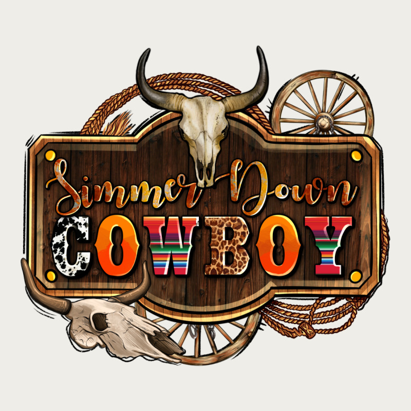 Simmer Down Cowboy Olivia Zipper Hoodie by OliviaCreatesArt | Teevron