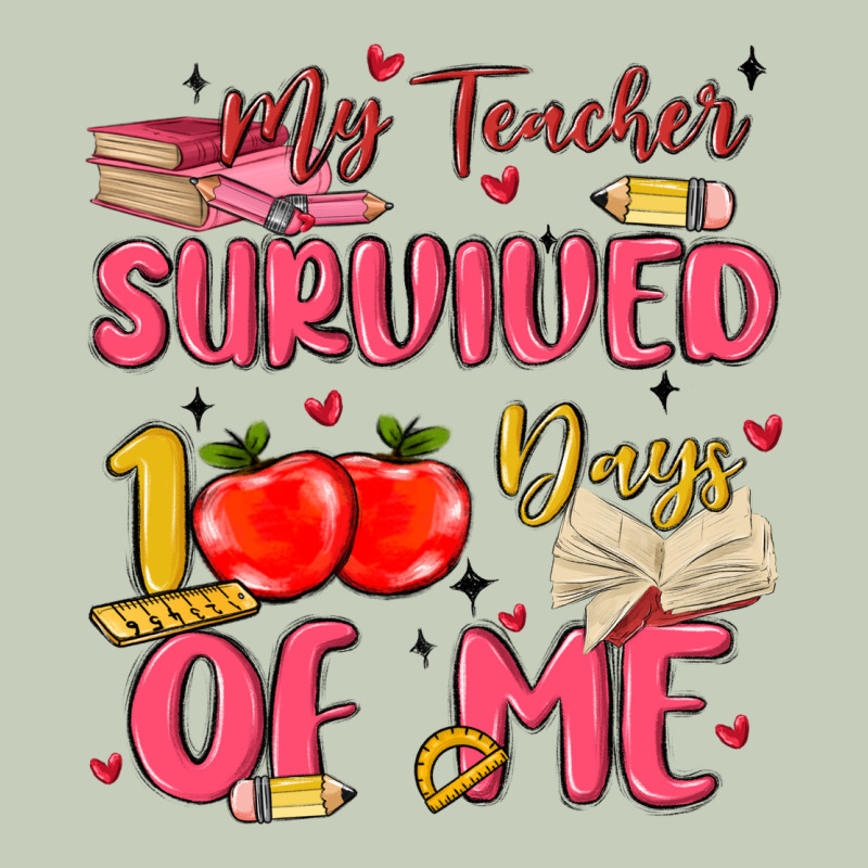 My Teacher Survived 100 Days Of Me Ladies Tee by MaliasSmallBusiness | Teevron