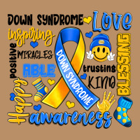 Down Syndrome Awareness Typography Vintage Hoodie | Teevron