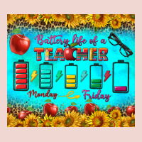 Battery Life Of A Teacher Tumbler Premium Sweatshirt | Teevron