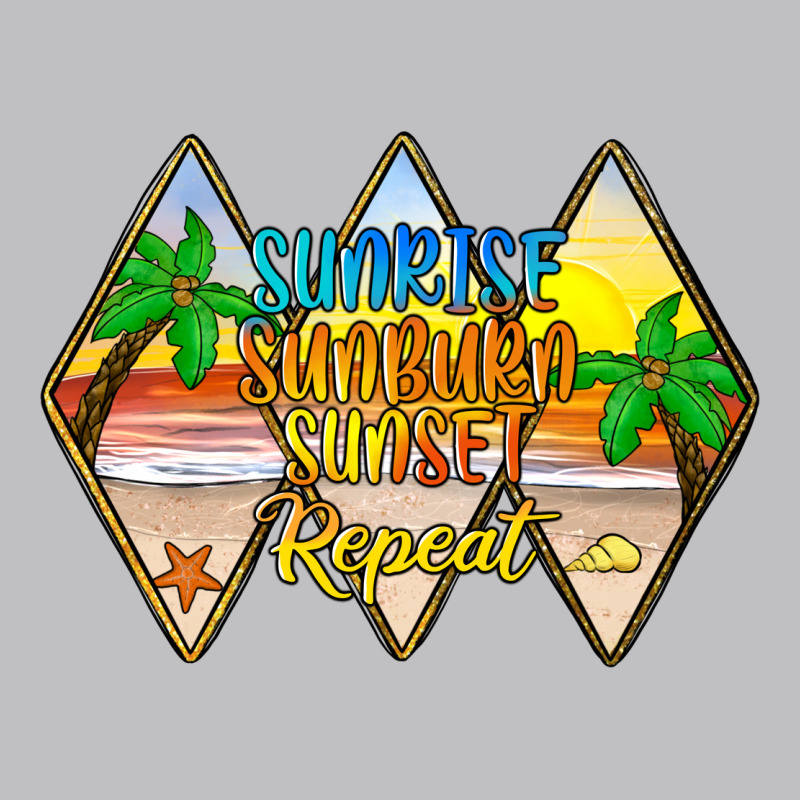 Sunrise Sunburn Sunset Repeat Classic Tee by JahusDesignShop | Teevron