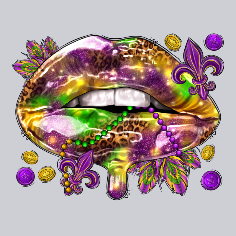 Mardi Gras Lips Heavyweight Sweatshirt by HowdyJamesFarm | Teevron