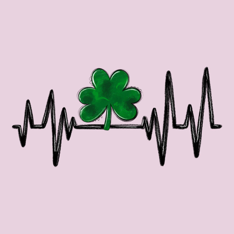 Shamrock Heartbeat Ladies Tee by MaliasSmallBusiness | Teevron