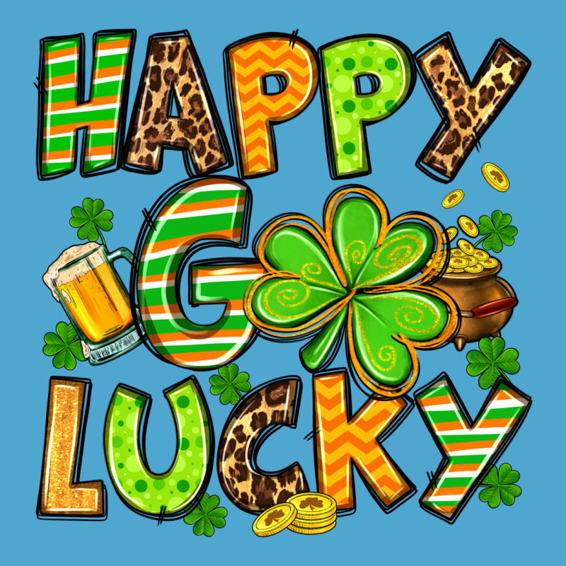 St. Patrick's Happy Go Lucky Premium Hoodie by OliviaCreatesArt | Teevron