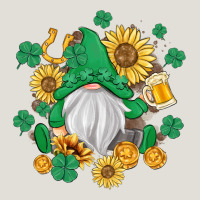 St Patrick's Day Shamrock Sunflowers Gnome Heavy Core Tee | Teevron