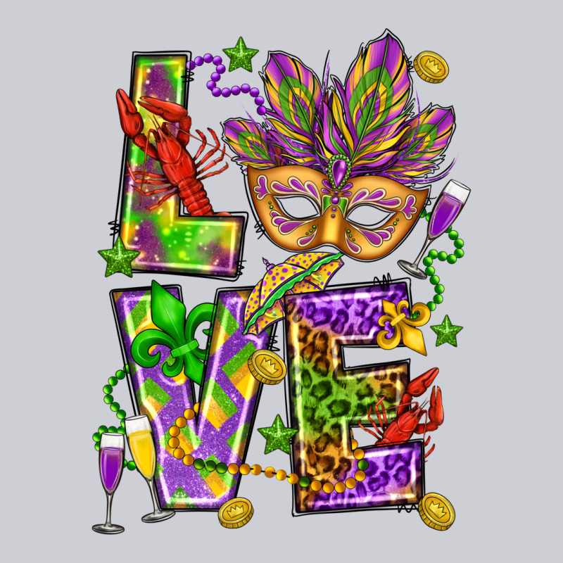 Mardi Gras Love Heavyweight Sweatshirt by HowdyJamesFarm | Teevron