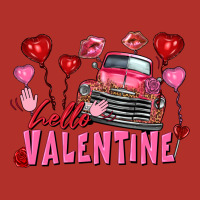 Hello Valentine Valentine's Day Truck Premium Hoodie | Teevron