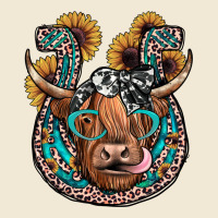 Highland Cow Horseshoe Premium Tee | Teevron