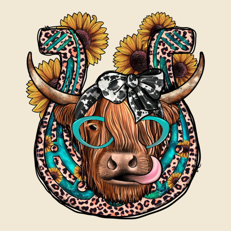 Highland Cow Horseshoe Premium Tee by JahusDesignShop | Teevron