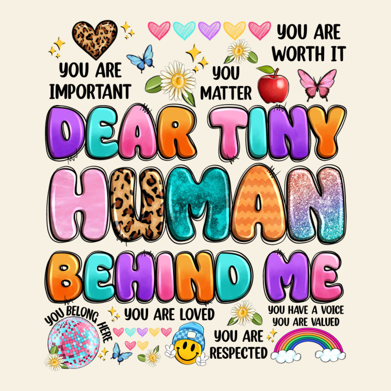 Dear Tiny Human Behind Me Vintage Tee by Artiststas | Teevron