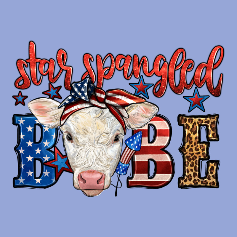 Western Star Spangled Baby Cow Classic Tee by LillyAllenDesigns | Teevron