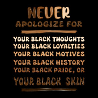Never Apologize Premium Tee | Teevron