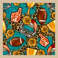 American Football Winner Cup And Helmet Seamless Pattern Heavyweight Hoodie | Teevron