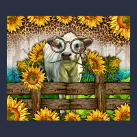 Western Charolais Heifer With Sunflowers Urban Hoodie | Teevron
