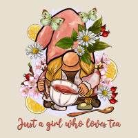Just A Girl Who Loves Tea Gnome Urban Heavy Tee | Teevron