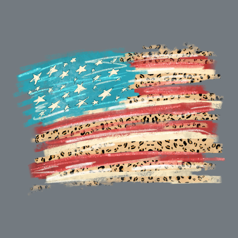 American Flag With Leopard Heavyweight Sweatshirt by HowdyJamesFarm | Teevron