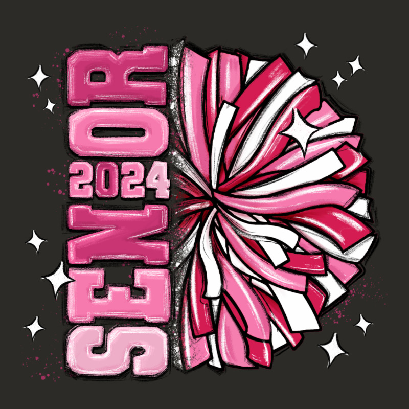 Senior 2024 Pink Cheer Heavy Core Tee by MaliasSmallBusiness | Teevron
