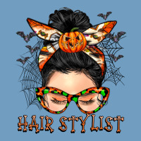 Hair Stylist Messy Bun Urban Heavy Tee | Teevron