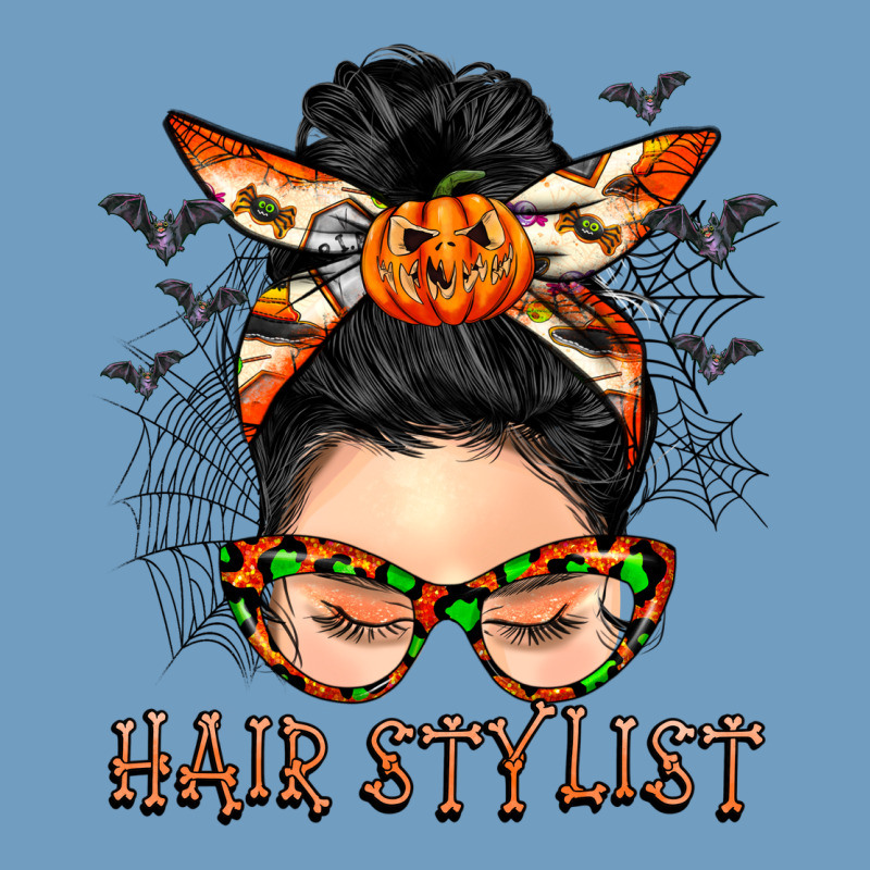 Hair Stylist Messy Bun Urban Heavy Tee by BarkalooDesign | Teevron