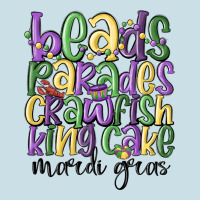 Beads Parades Crawfish King Cake Mardi Gras Ladies Tee | Teevron