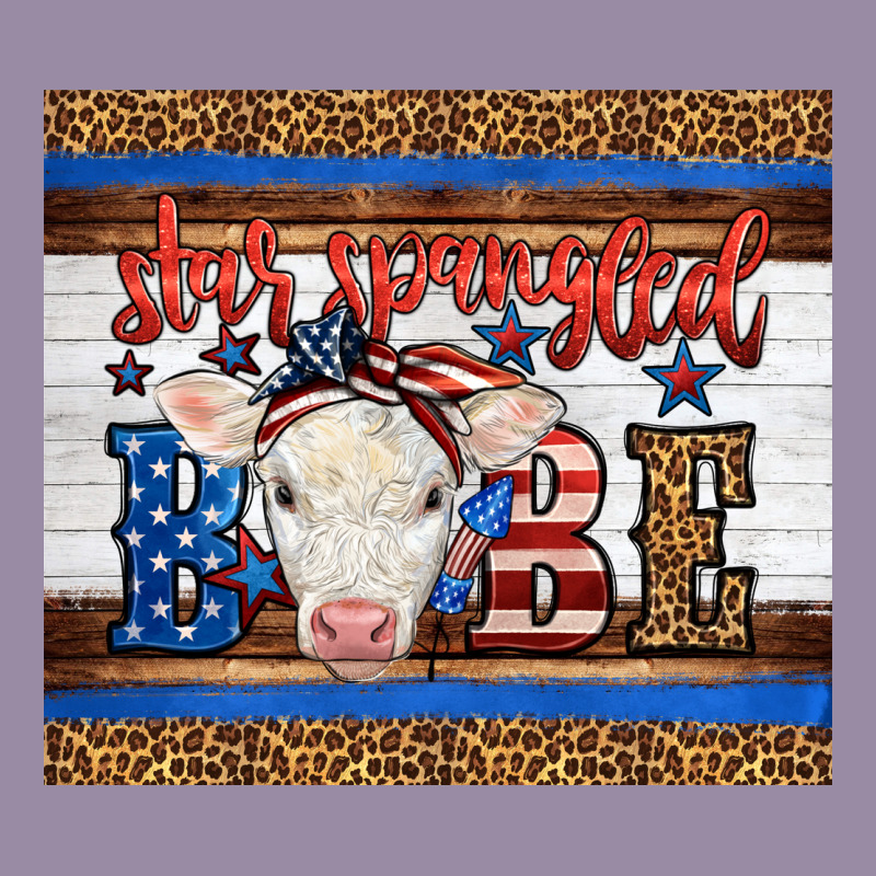 4th Of July Western Star Spangled Baby Cow Classic Tee by LillyAllenDesigns | Teevron