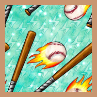 Baseball Bat With Thunders Seamless Pattern Heavyweight Hoodie | Teevron
